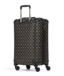 Wilder 4-Rollen Trolley dunkelbraun 64 cm
