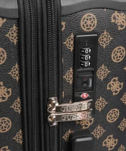 Wilder 4-Rollen Trolley dunkelbraun 64 cm