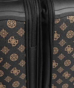 Wilder 4-Rollen Trolley dunkelbraun 64 cm