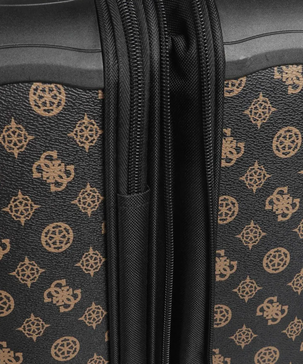 Wilder 4-Rollen Trolley dunkelbraun 64 cm