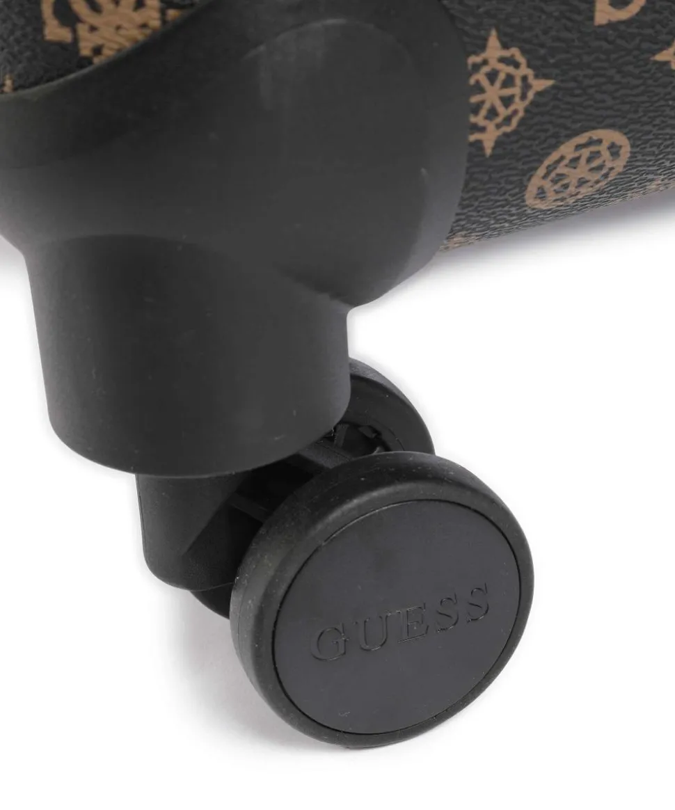 Wilder 4-Rollen Trolley dunkelbraun 64 cm