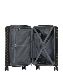 Wilder 4-Rollen Trolley dunkelbraun 64 cm