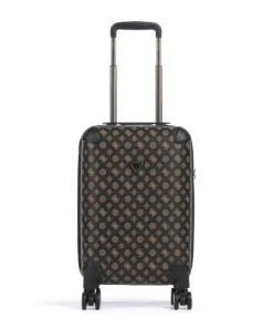 Wilder 4-Rollen Trolley dunkelbraun 53 cm