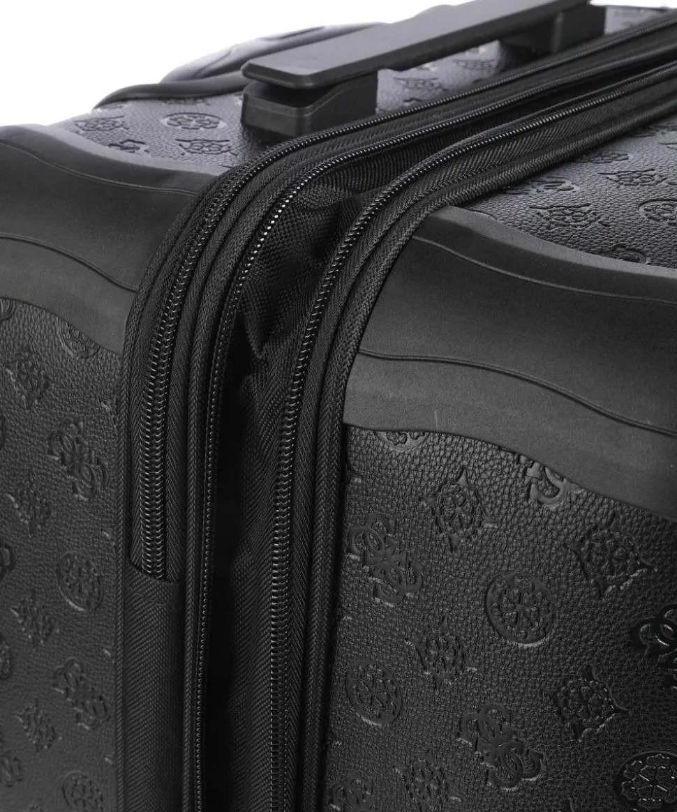 Wilder 4-Rollen Trolley schwarz 64 cm