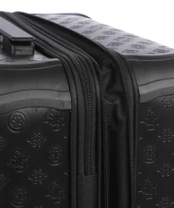 Wilder 4-Rollen Trolley schwarz 64 cm