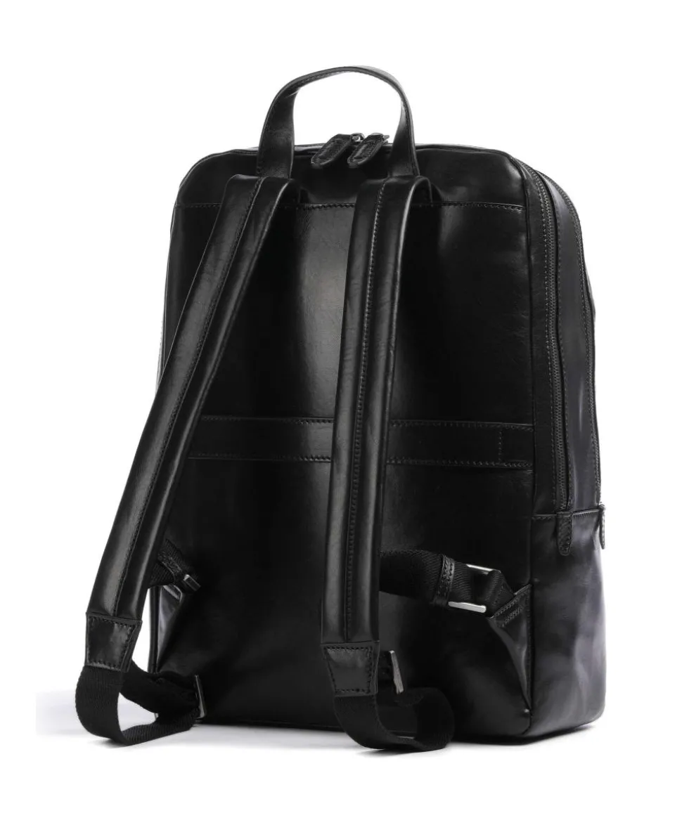 Williamsburg Rucksack 14″ Pull-Up Rindsleder schwarz