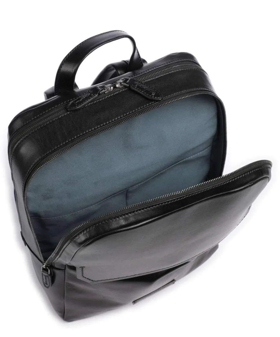 Williamsburg Rucksack 14″ Pull-Up Rindsleder schwarz