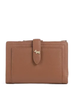 Willis Street Geldbörse genarbtes Rindsleder braun