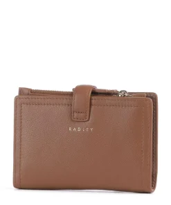 Willis Street Geldbörse genarbtes Rindsleder braun