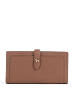 Willis Street Geldbörse genarbtes Rindsleder braun