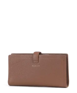 Willis Street Geldbörse genarbtes Rindsleder braun