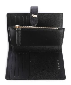 Willis Street Geldbörse genarbtes Rindsleder schwarz