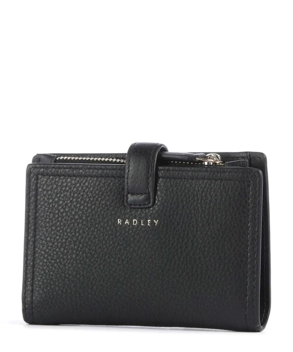 Willis Street Geldbörse genarbtes Rindsleder schwarz