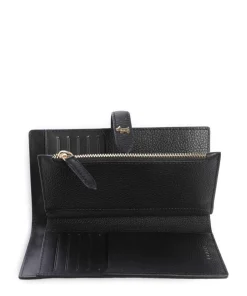 Willis Street Geldbörse genarbtes Rindsleder schwarz