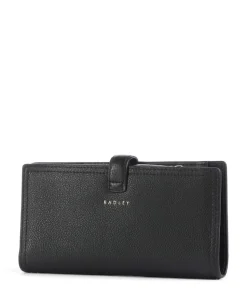 Willis Street Geldbörse genarbtes Rindsleder schwarz