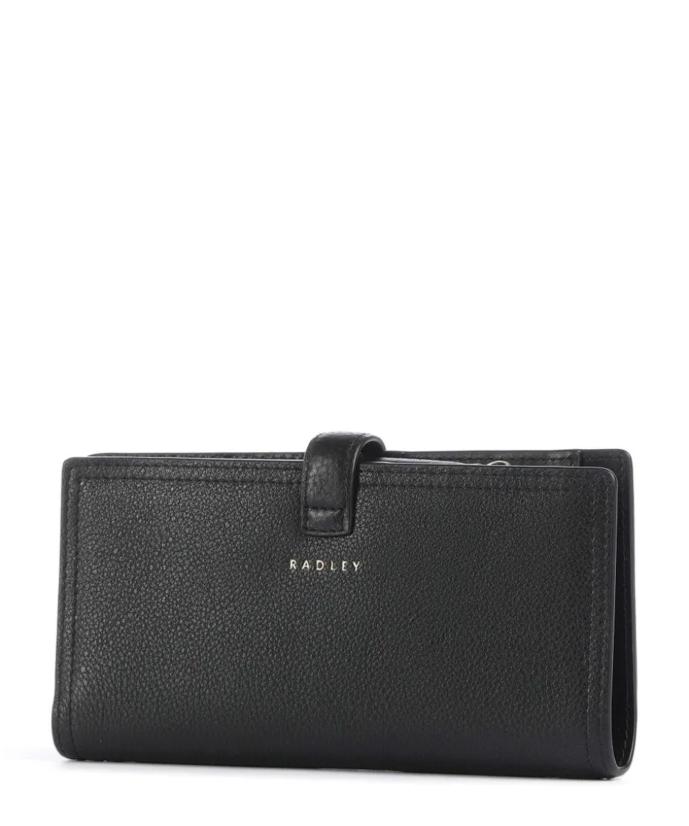 Willis Street Geldbörse genarbtes Rindsleder schwarz