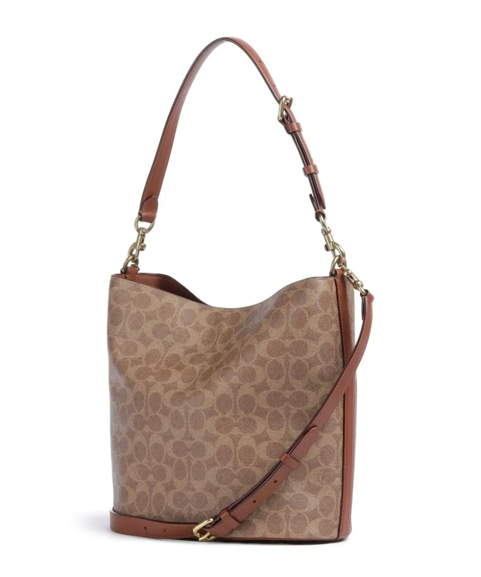 Willow Signature Beuteltasche Canvas braun