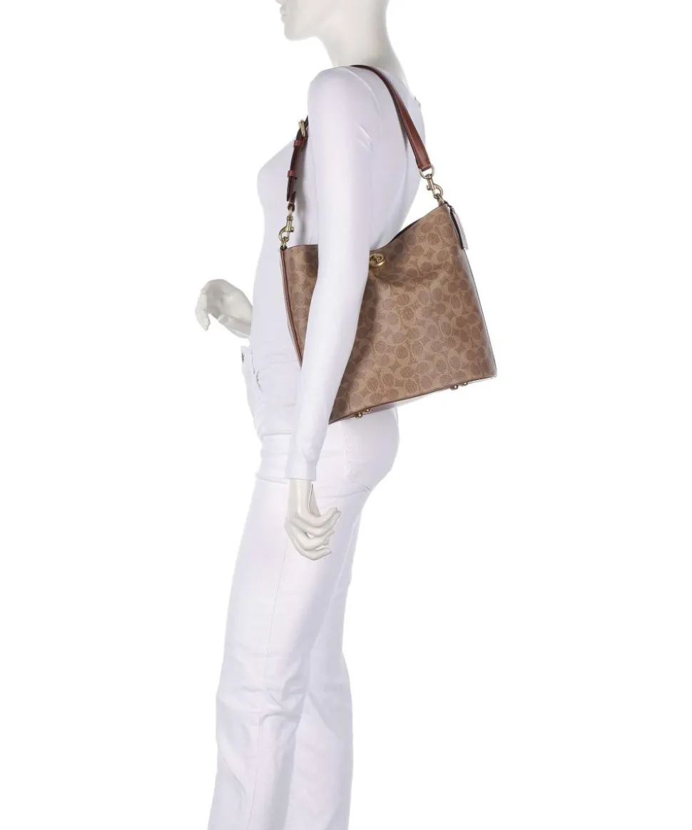 Willow Signature Beuteltasche Canvas braun