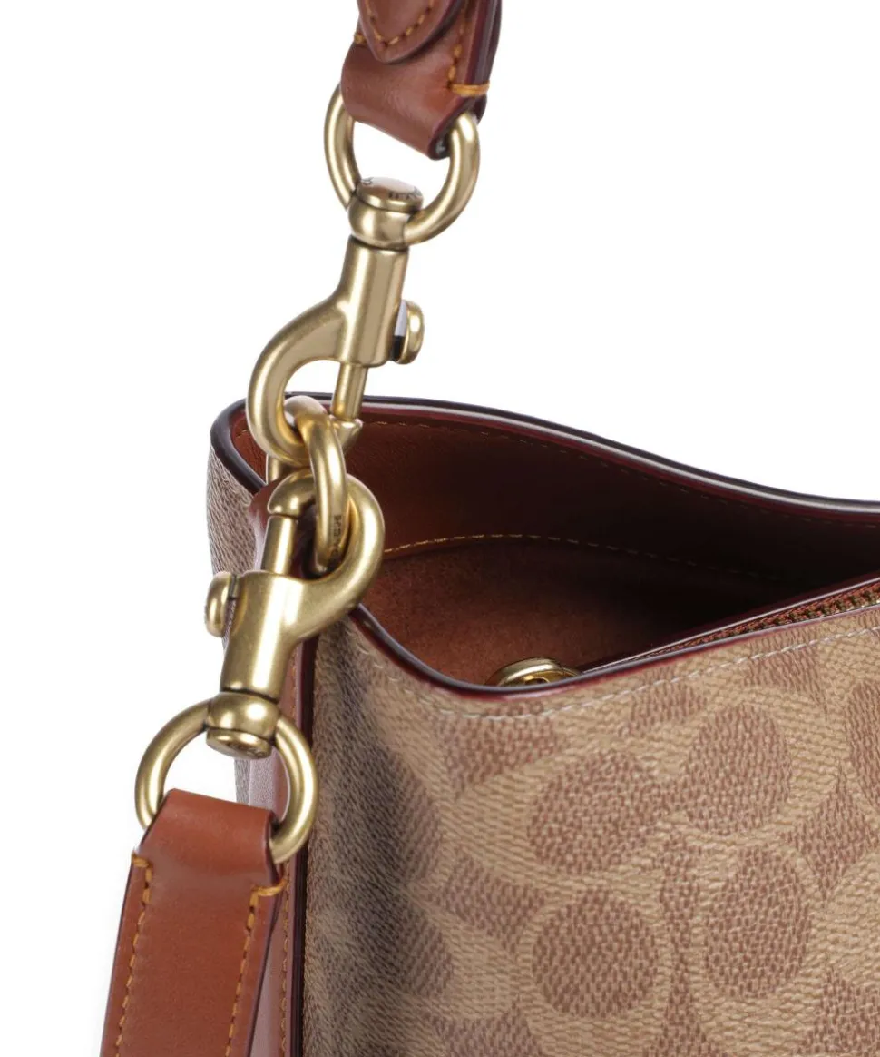 Willow Signature Beuteltasche Canvas braun