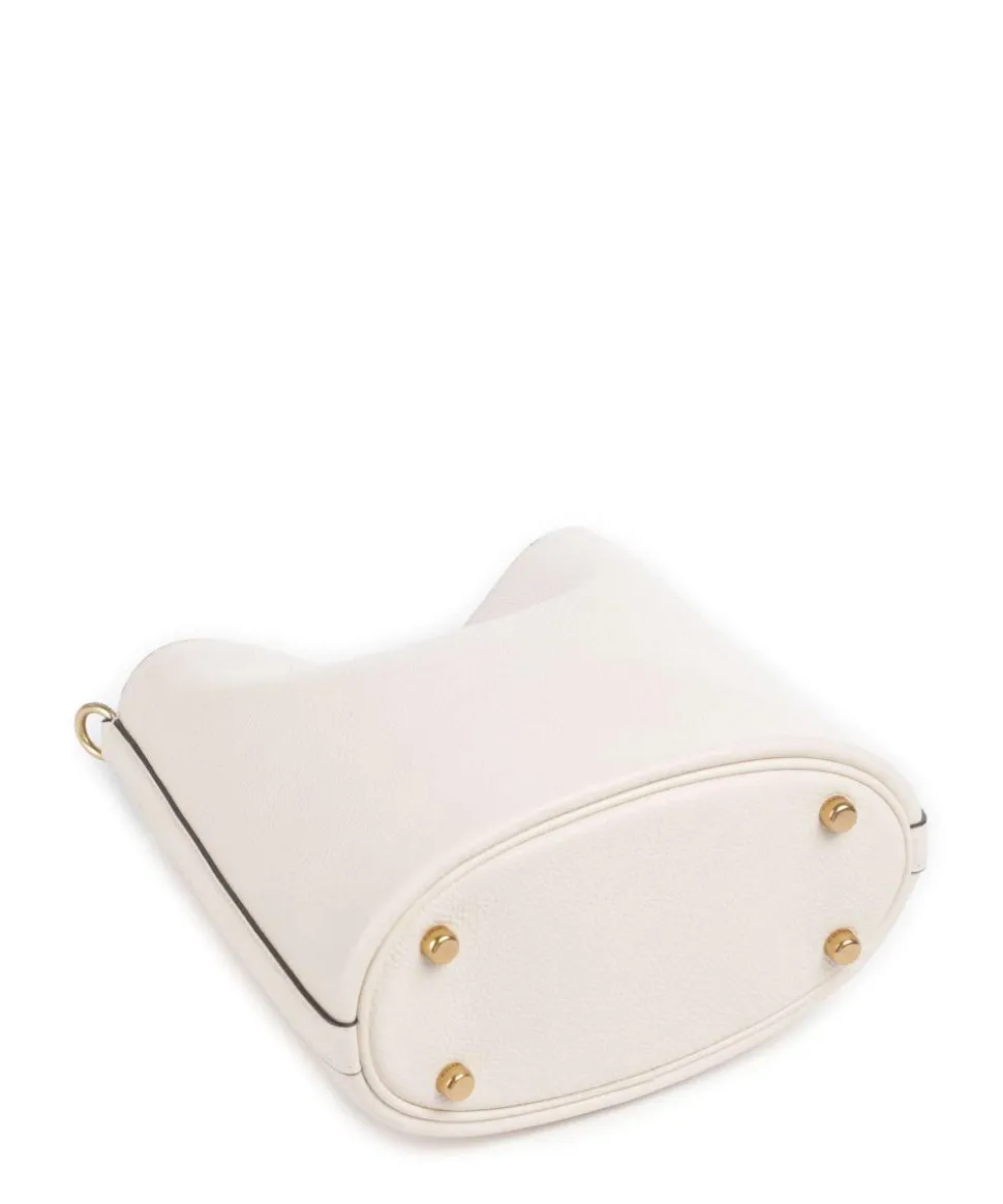 Willow Soft 19 Beuteltasche genarbtes Leder elfenbein