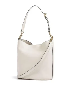 Willow Soft Beuteltasche genarbtes Leder elfenbein