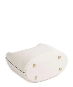 Willow Soft Beuteltasche genarbtes Leder elfenbein