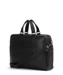 Wollem Aktentasche 15″ genarbtes Rindsleder schwarz