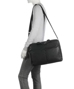 Wollem Aktentasche 15″ genarbtes Rindsleder schwarz