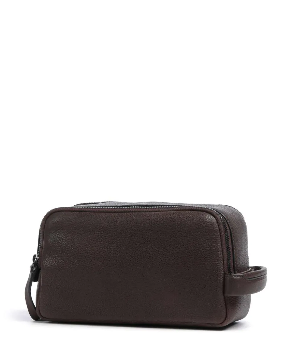 Wollem Kulturbeutel dunkelbraun 25 cm