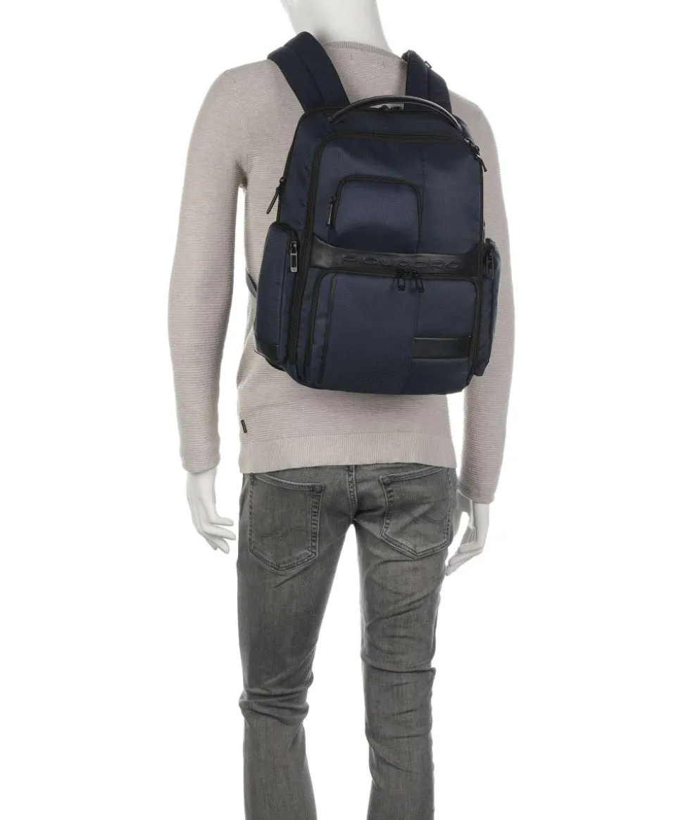 Wollem Laptop-Rucksack 15″ recyceltes Polyester dunkelblau