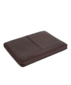 Wollem Mappe genarbtes Rindsleder dunkelbraun