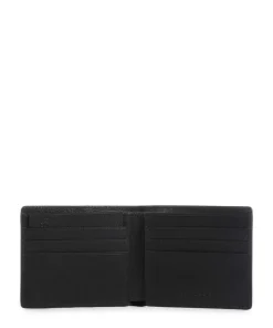 Wollem RFID Geldbörse genarbtes Rindsleder schwarz