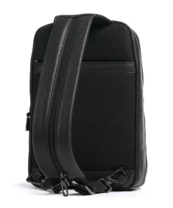 Wollem Slingbag 10″ genarbtes Rindsleder schwarz