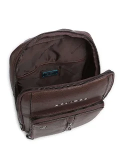 Wollem Slingbag 10″ genarbtes Rindsleder dunkelbraun