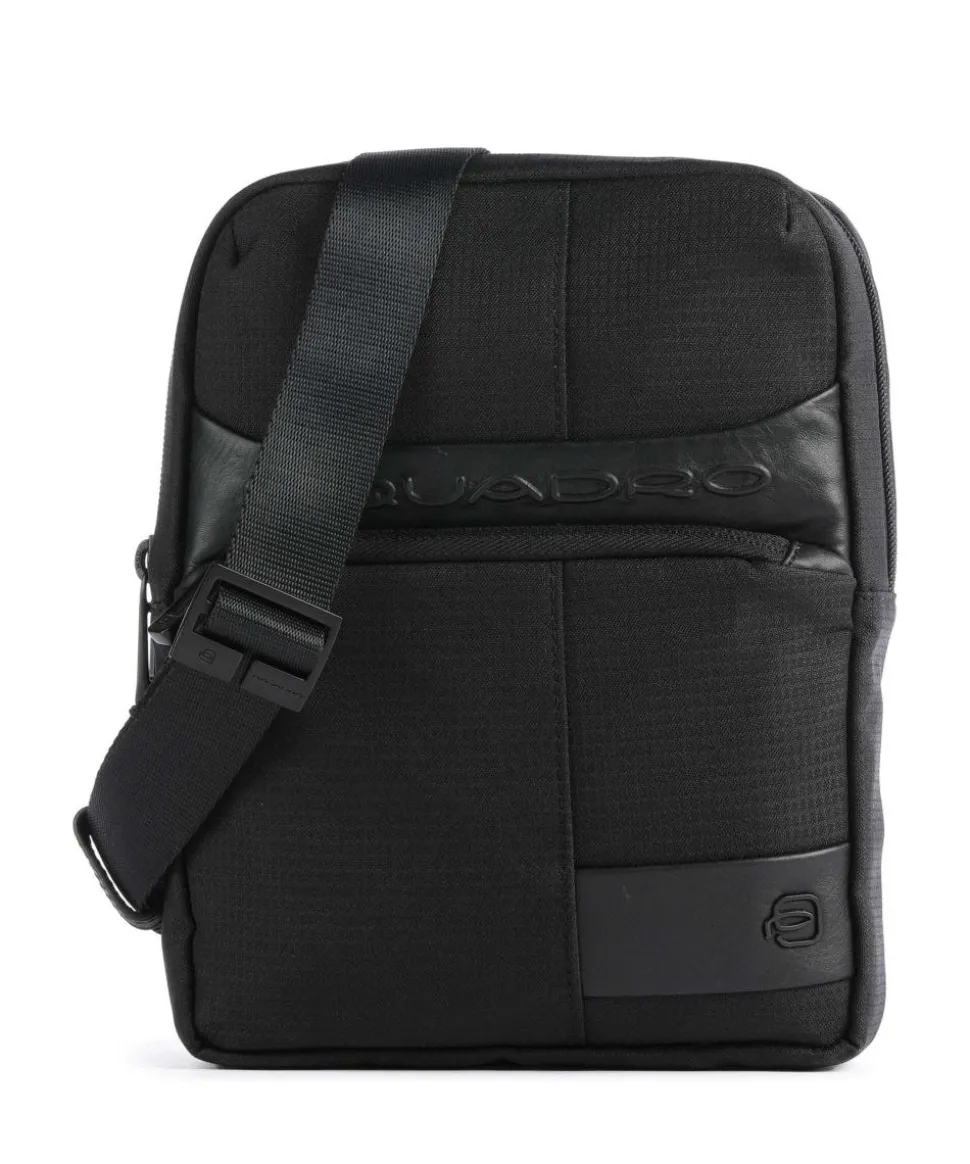 Wollem Umhängetasche recyceltes Polyester schwarz