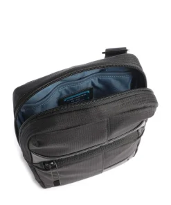 Wollem Umhängetasche recyceltes Polyester schwarz