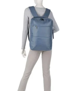 Workfloow L Rucksack 15″ recyceltes Nylon blaugrau