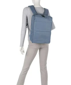 Workfloow M Rucksack 15″ recyceltes Nylon blaugrau