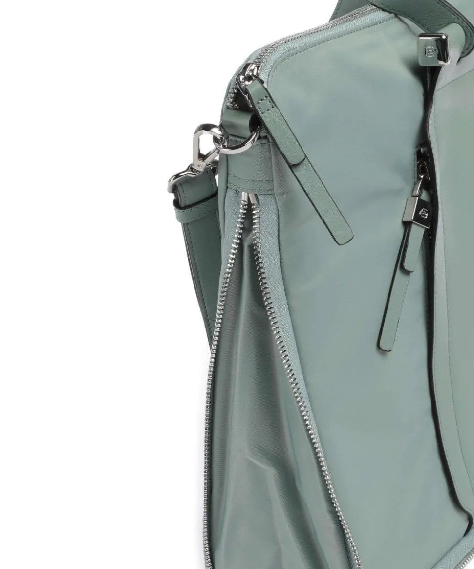 W92T Aktentasche 15″ recyceltes Nylon grünblau