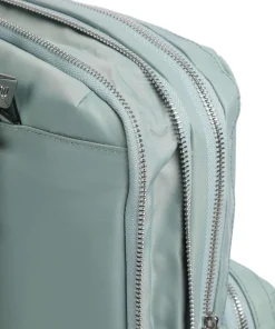 W92T Rucksack 14″ recyceltes Nylon grünblau