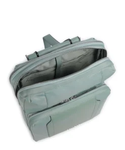 W92T Rucksack 14″ recyceltes Nylon grünblau