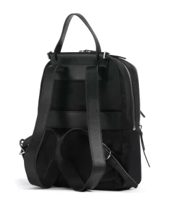 W92T Rucksack recyceltes Nylon schwarz