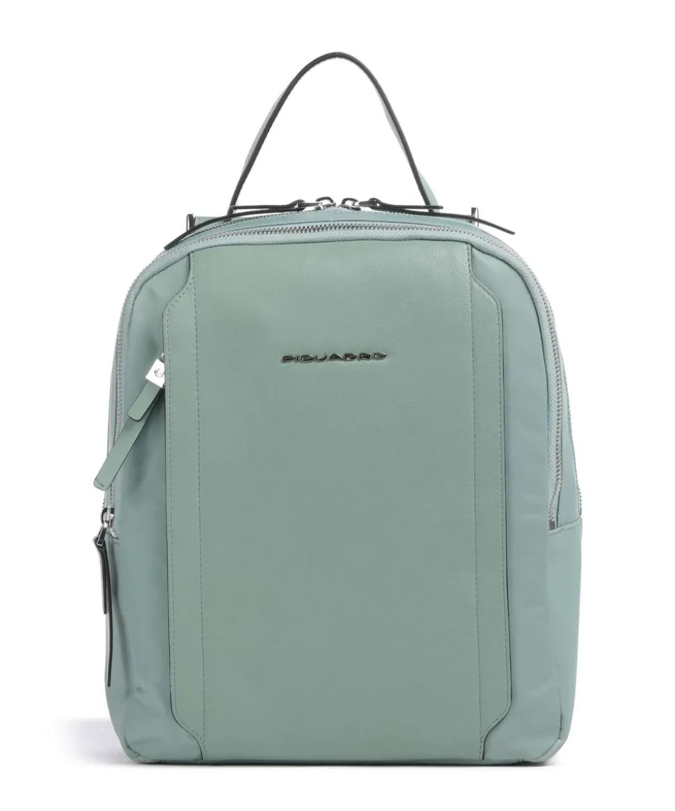 W92T Rucksack recyceltes Nylon grünblau