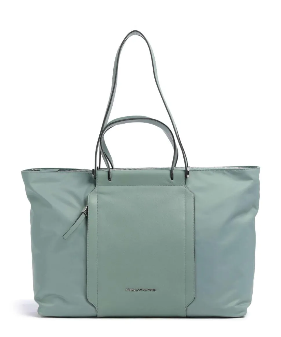 W92T Shopper 15″ recyceltes Nylon grünblau