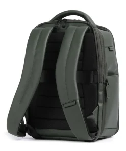 W129W Reiserucksack 13″ Lederimitat dunkelgrün