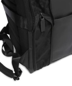 W129W Reiserucksack 13″ Lederimitat schwarz