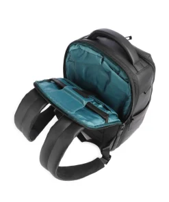 W129W Reiserucksack 13″ Lederimitat schwarz