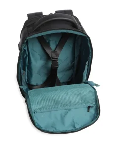 W129W Reiserucksack 13″ Lederimitat schwarz