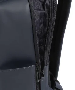 W129W Reiserucksack 13″ Lederimitat dunkelblau