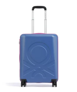 x United Colors of Benetton Fabrica 4-Rollen Trolley blau 55 cm